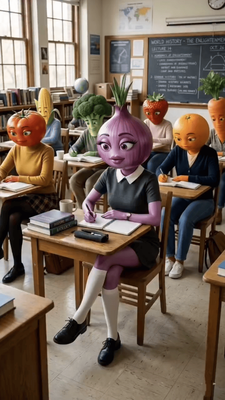 The Onion Brain Rot Lady